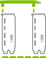 SLI 桥接器：4 插槽宽度