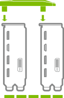 SLI 桥接器：3 插槽宽度