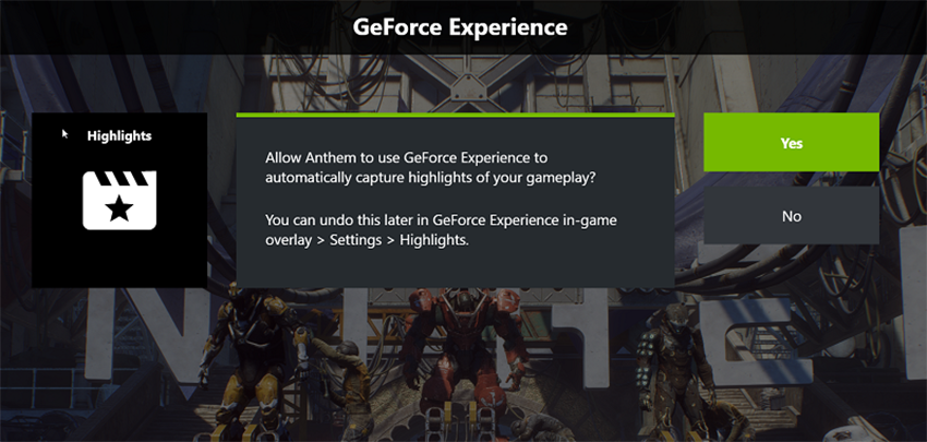 圣歌 Anthem 在新版更新中加入nvidia Dlss 和nvidia Highlights 功能 Geforce 新闻 Nvidia