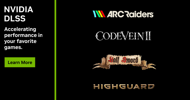 DLSS 本周为 Half Sword、Highguard、“噬血代码 II (Code Vein II)”和 ARC Raiders 的“逆风行动 (Headwinds)”更新加速性能