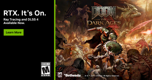 DOOM: The Dark Ages Available Now, Featuring Ray Tracing & DLSS 4 With Multi Frame Generation