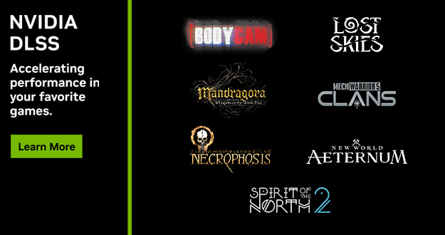 DLSS 4 Coming To MechWarrior 5: Clans, New World: Aeternum & More; GeForce RTX 5060 Out May 19
