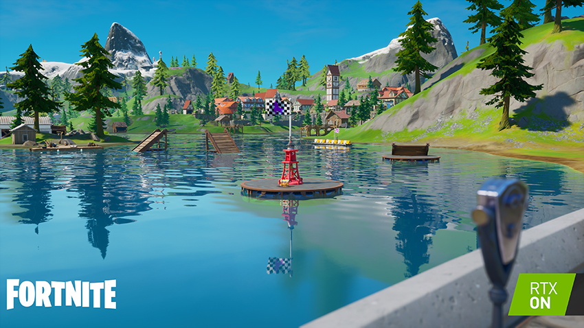 Fortnite RTX - GeForce RTX 30 Series RTX ON Exclusive Screenshot