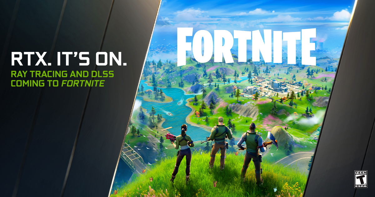 堡垒之夜 Fortnite 现已支持rtx 全球最受欢迎的战术竞技类游戏现已支持光线追踪 Dlss 和reflex 技术