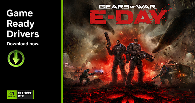 为“光环：战役进化 (Halo: Campaign Evolved)”和“战争机器：事变日 (Gears of War: E-Day)”测试版打造的 Game Ready 驱动现已发布