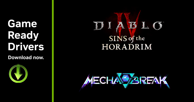 为“解限机 (Mecha BREAK)”和“暗黑破坏神 IV (Diablo IV)”第九赛季打造的 Game Ready 驱动现已发布