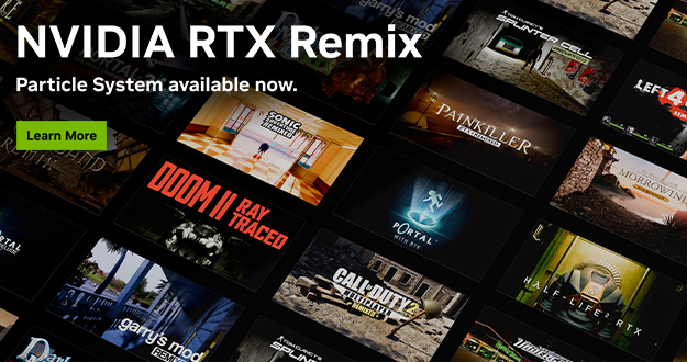 NVIDIA RTX Remix 更新引入先进的路径追踪粒子系统