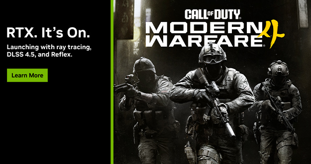 “使命召唤®：现代战争 4® (Call of Duty®: Modern Warfare 4®)”战役抢先体验版将于 10 月 16 日开启，并支持 DLSS 4.5 动态多帧生成和超分辨率
