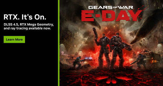 “战争机器：事变日 (Gears of War: E-Day)”现已发布，并支持 DLSS 4.5、光线追踪与 RTX Mega Geometry
