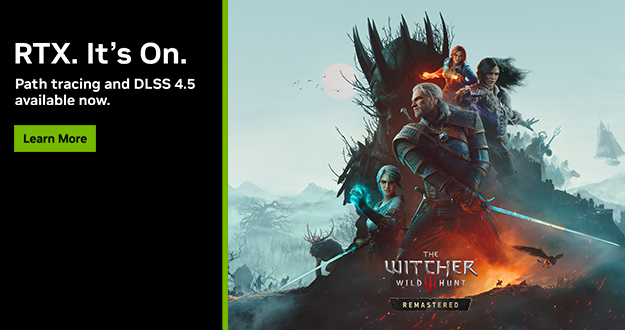 “巫师 3：狂猎 — 重制版 (The Witcher 3: Wild Hunt — Remastered)”路径追踪和 DLSS 4.5 光线重建更新现已上线