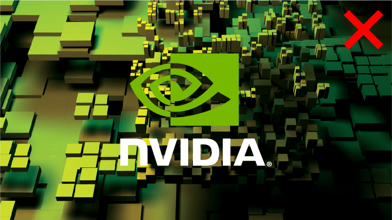 请勿在杂乱的背景上使用 NVIDIA 品牌。