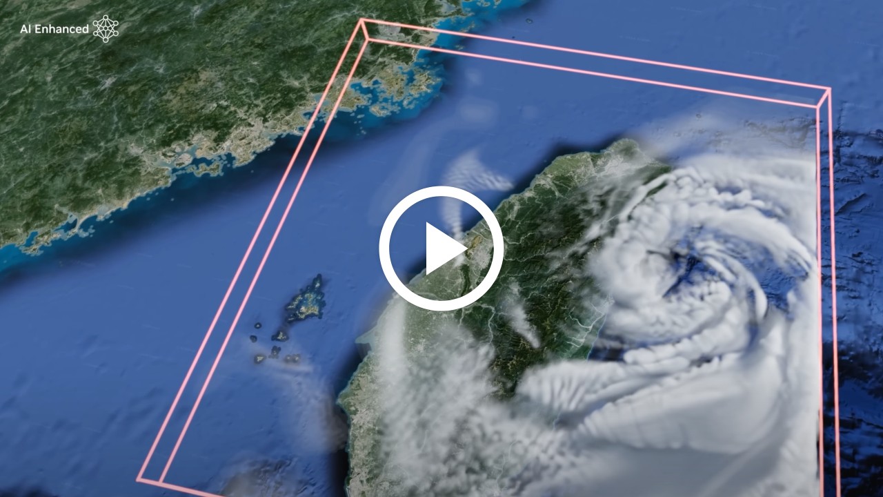 利用可持续计算推动能效和拯救生命领域的创新视频片段，展示天气预测应用
