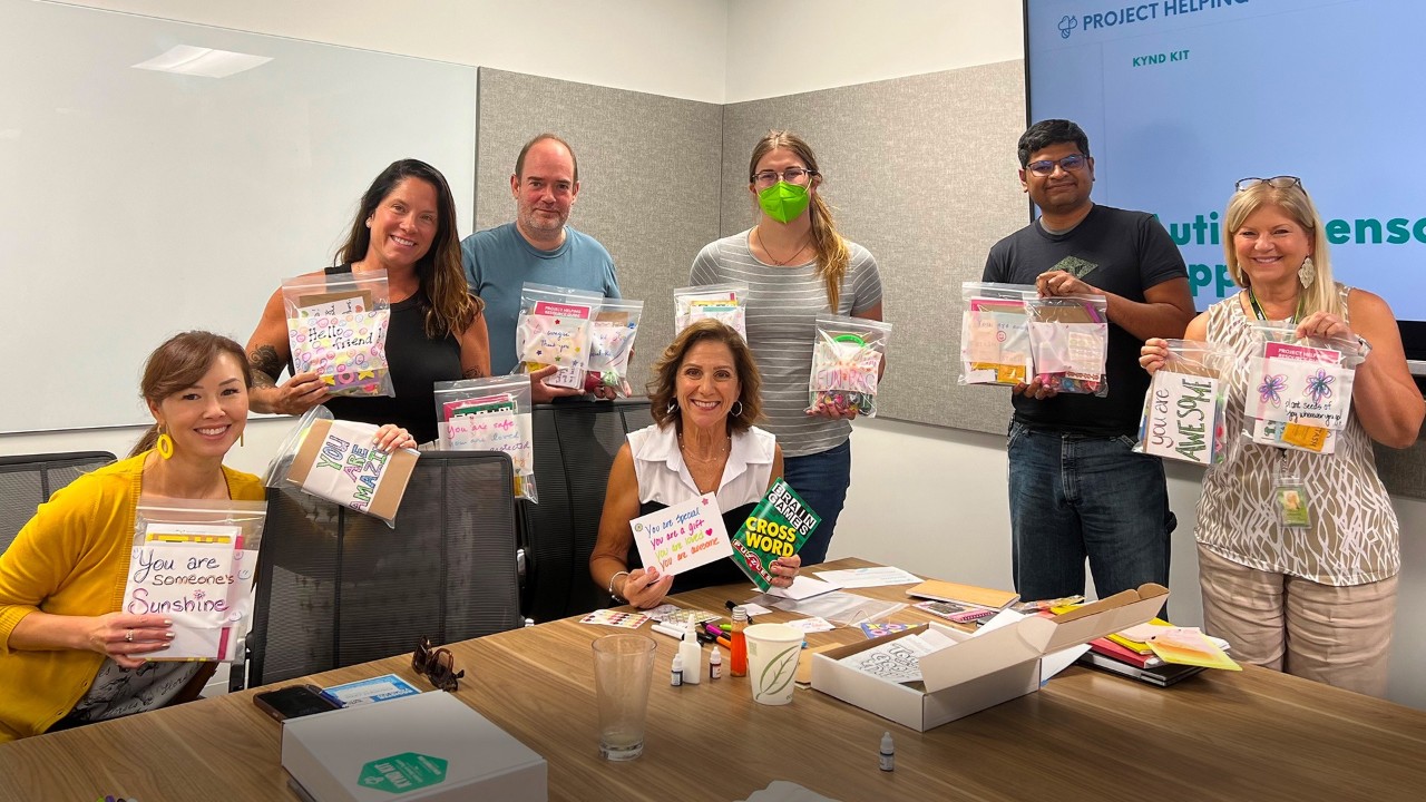 NVIDIA Disabilities Network team creates care packages for children with autism and their caregivers