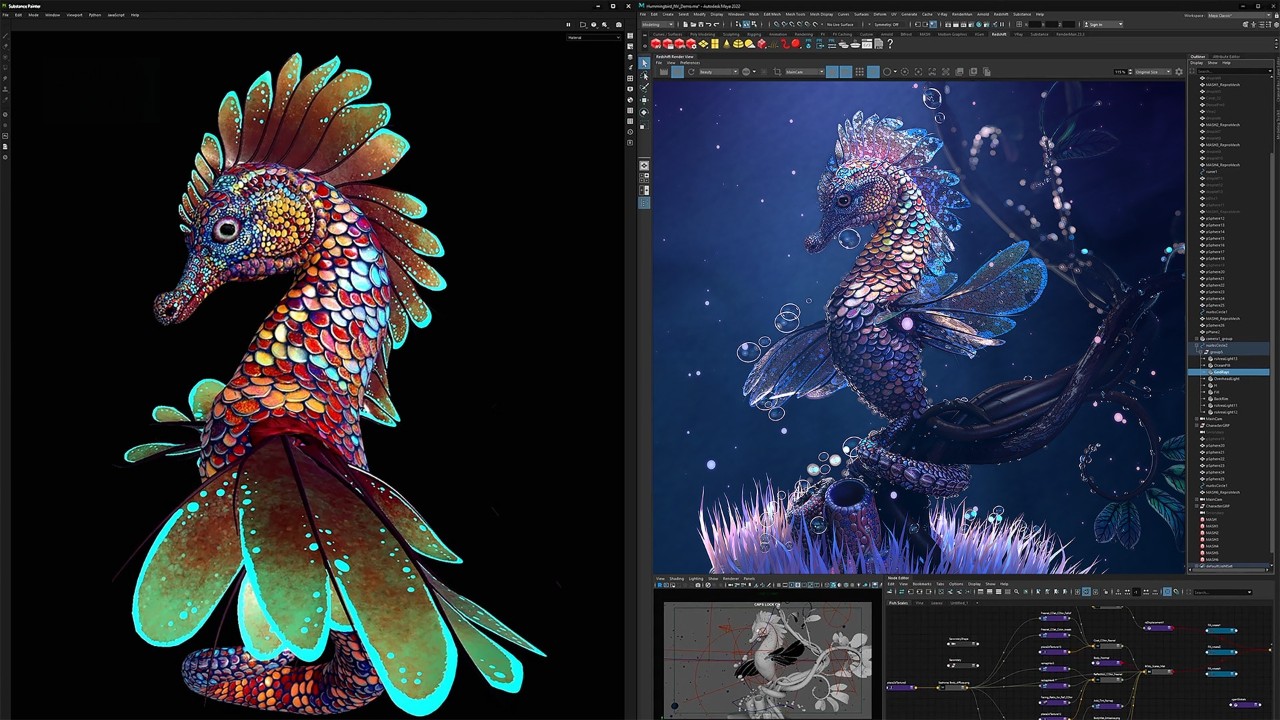 设计、渲染和生成