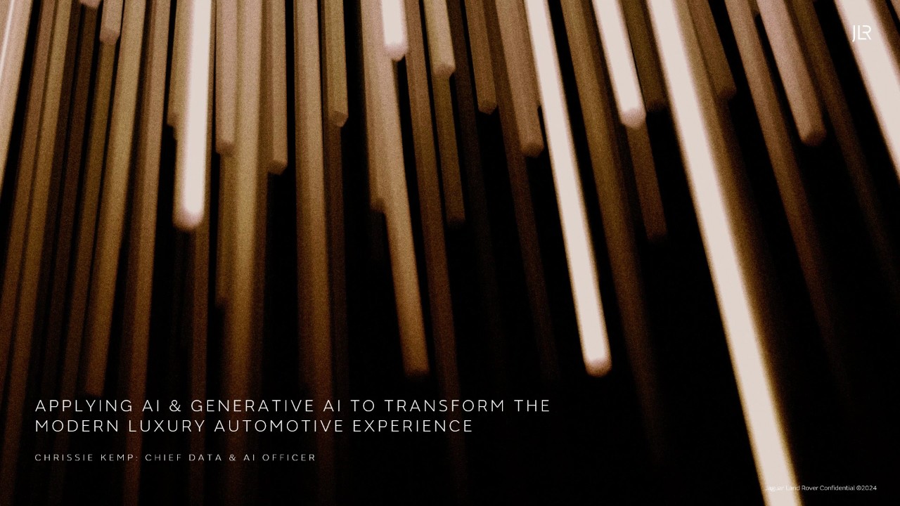 应用 AI 和 LLM 改变豪华汽车体验